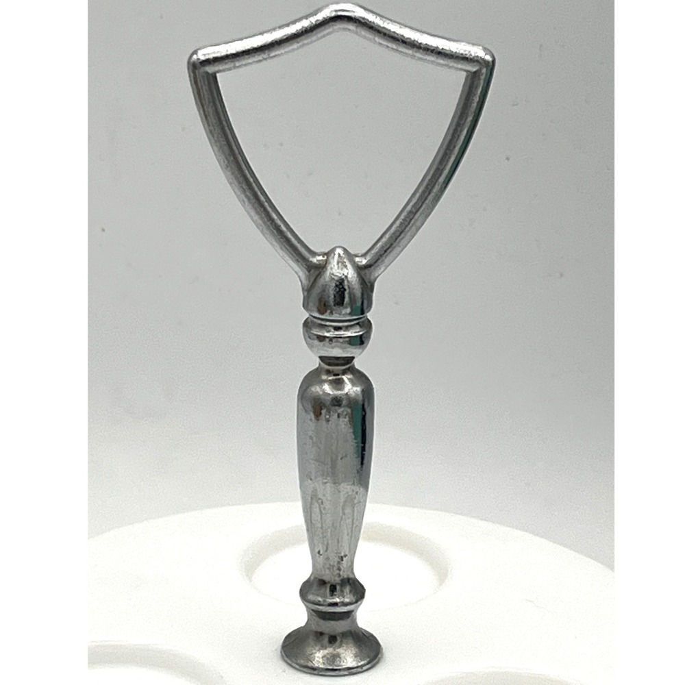 Fenton Art Glass Teardrop Milk Glass Condiment Set No Spoon 1958 - 1966 - 4 Pc - Picture 10 of 11